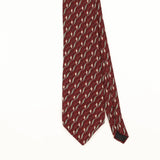 Front Detail of Vintage 1990's Kenneth Cole Geometric Patterned Tie