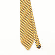 Front Front Detail of Vintage 1990's Lord & Taylor Geometric Patterned Tie