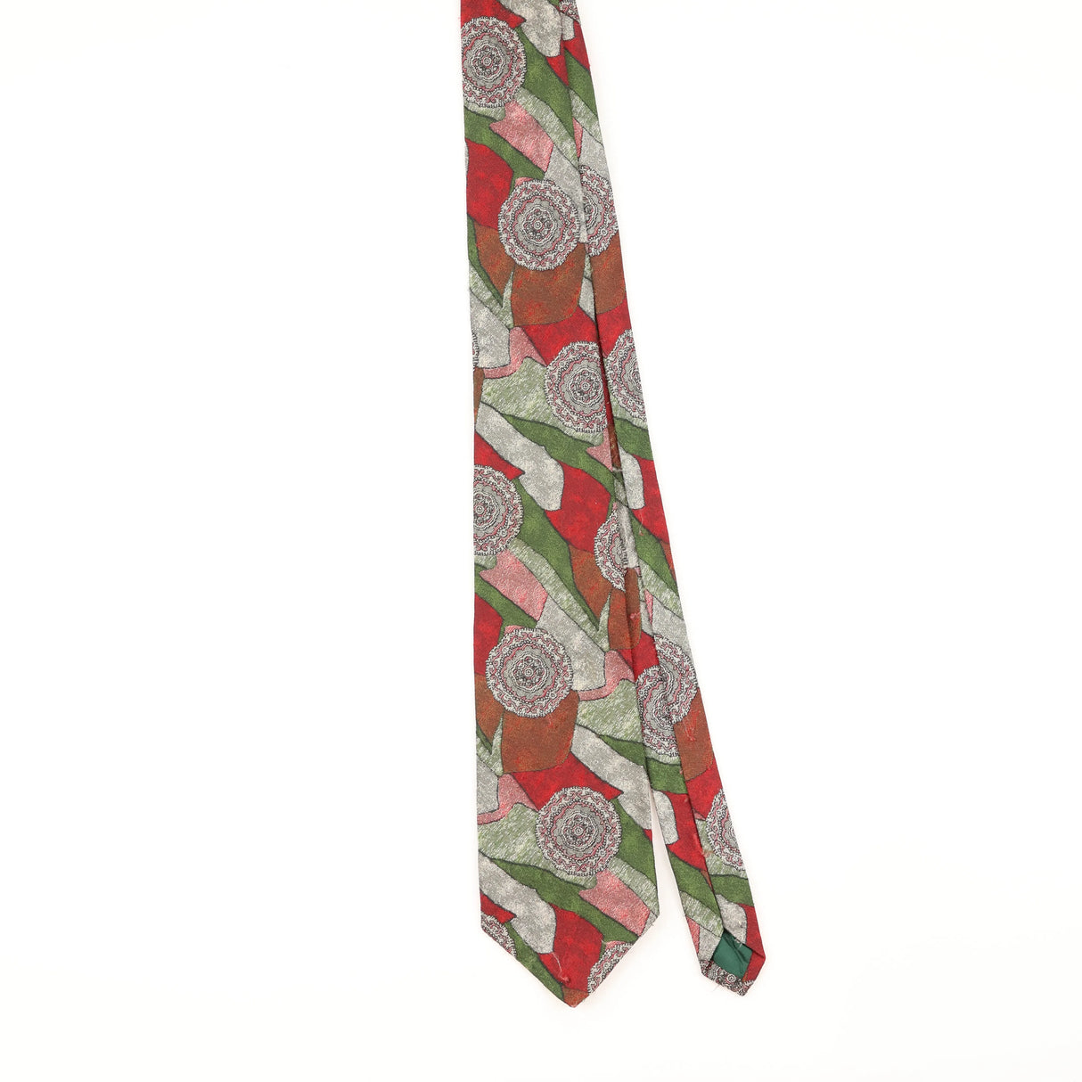 Front of Vintage 1990's Pierre Cardin Abstract Patterned Tie