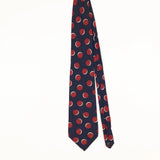 Front of Vintage 1990's Zylos Polka Dot Patterned Tie