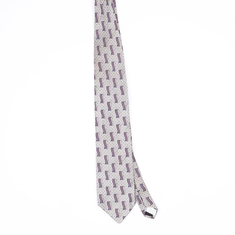Front Front of Vintage 1990's Geometric Patterned Tie