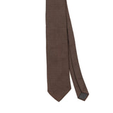 Front Front Detail of Vintage 1980's Ferrell Reed Polka Dot Patterned Tie