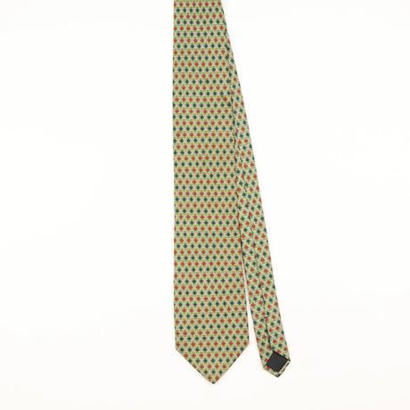 Front of Vintage 1990's Pierre Cardin Geometric Patterned Tie