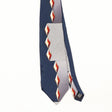 Front Front Detail of Vintage 1990's Evan Picone Geometric Patterned Tie