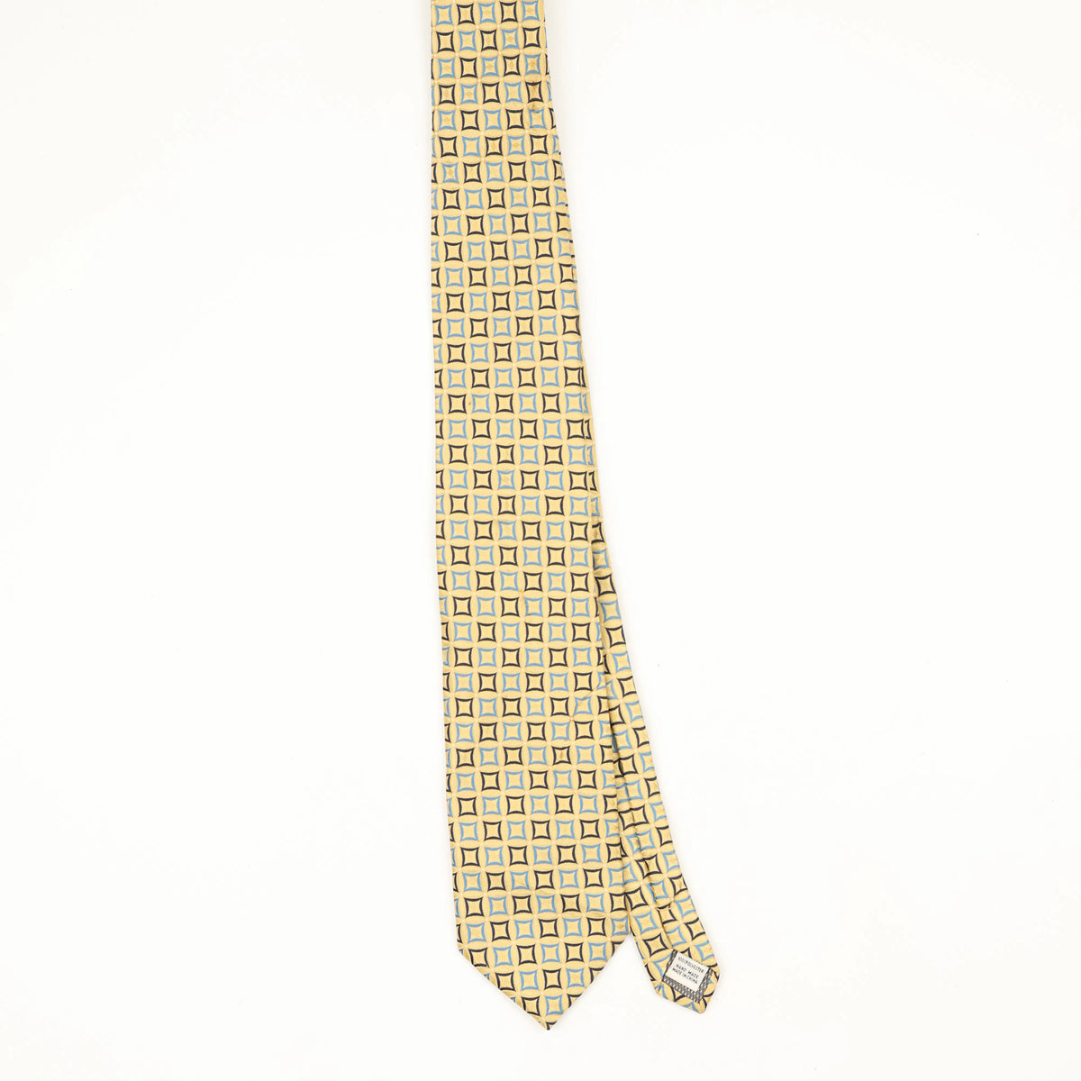 Front Front of Vintage Harvé Benard Geometric Patterned Tie