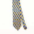 Front Detail of Vintage 1990's Puritan Geometric Patterned Tie