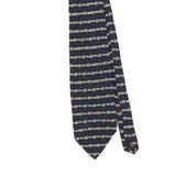 Front Detail of Vintage 1990's Zylos Geometric Patterned Tie