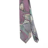 Front Detail of Vintage 1990's Abstract Patterned Tie
