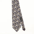 Front Front Detail of Vintage 1990's Zylos Geometric Patterned Tie