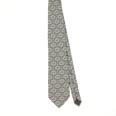 Front of Vintage 1990's Geometric Patterned Tie