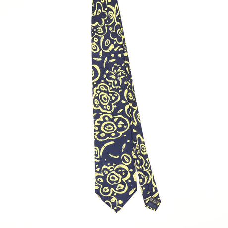 Front Front of Vintage 1990's Abstract Patterned Tie
