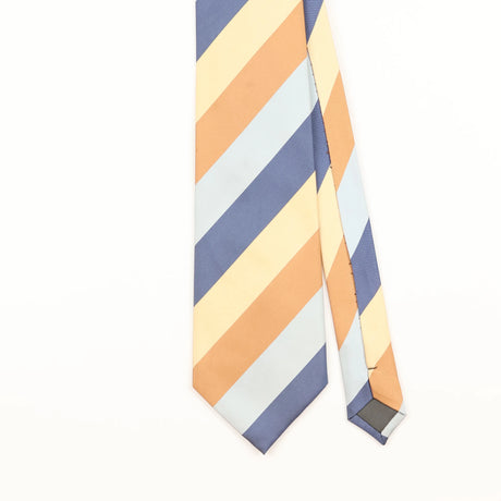Front Detail of Vintage 1990's Valentino Striped Patterned Tie