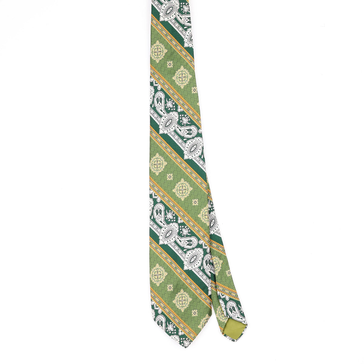 Front Front of Vintage 1980's Wembley Geometric Patterned Tie