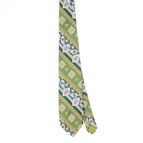 Front Front of Vintage 1980's Wembley Geometric Patterned Tie