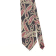 Front Detail of Vintage 1990's Kuppenheimer Paisley Patterned Tie