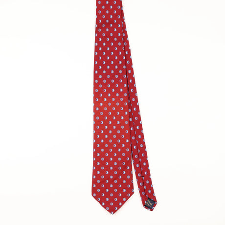 Front of Vintage 1990's Brooks Brothers Geometric Patterned Tie