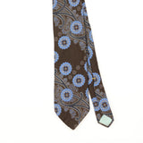 Front Detail of Vintage 1980's Wembley Paisley Patterned Tie