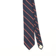 Front Front Detail of Vintage 1990's Christian Dior Striped Patterned Tie