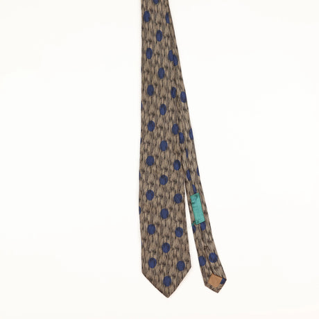 Front of Vintage 1980's Polka Dot Patterned Tie