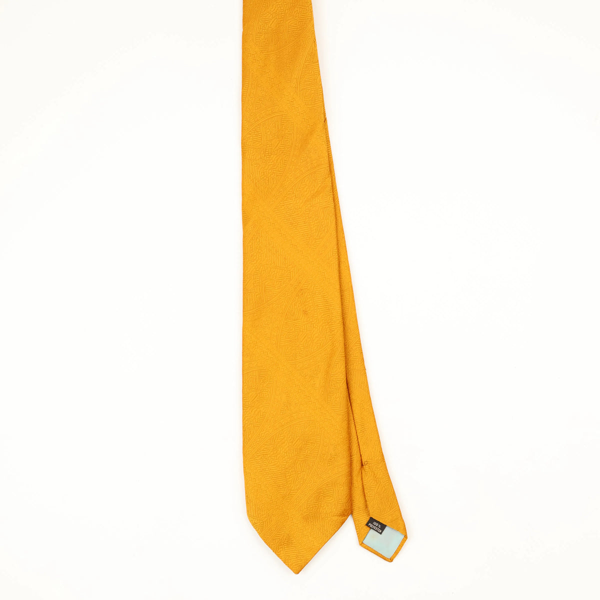 Front Front of Vintage 1970's Geometric Patterned Tie