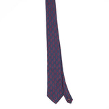 Front Front of Vintage 1990's Foulard Paisley Patterned Tie