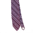 Front Front Detail of Vintage 1980's Geometric Patterned Tie