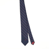 Front Front of Vintage 1990's Etienne Aigner Striped Patterned Tie