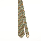 Front of Vintage 1980's Striped Patterned Tie