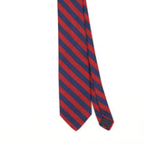 Front Detail of Vintage 1990's Brooks Brothers Striped Patterned Tie