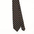 Front Front Detail of Vintage 1990's Saks Fifth Avenue Geometric Patterned Tie