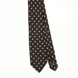 Front Front Detail of Vintage 1990's Saks Fifth Avenue Geometric Patterned Tie