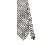 Front Detail of Vintage Pierre Cardin Geometric Patterned Tie