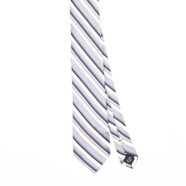 Front Front Detail of Vintage Pierre Cardin Striped Patterned Tie
