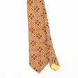 Front Front Detail of Vintage 1980's Wembley Check Patterned Tie