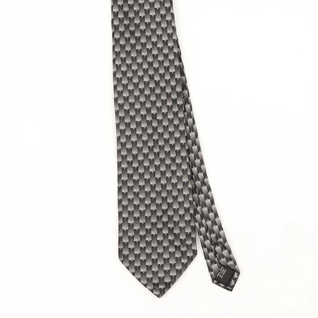 Front Front Detail of Vintage Puritan Geometric Patterned Tie