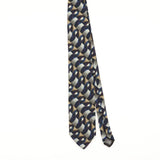 Front of Vintage 1990's Puritan Geometric Patterned Tie