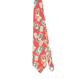 Front Front of Vintage 1990's Geometric Patterned Tie