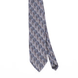 Front Front Detail of Vintage 1990's Croft & Barrow Geometric Patterned Tie