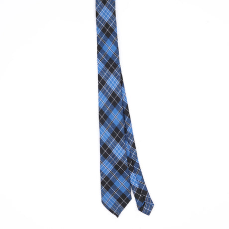 Front Front of Vintage 1990's Tartan Plaids & Checks Patterned Tie