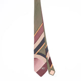 Front Front of Vintage 1980's Ted Lapidus Striped Patterned Tie