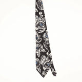 Front Front of Vintage 1990's Mario Valentino Floral Patterned Tie