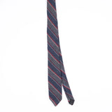 Front Front of Vintage 1990's Wembley Striped Patterned Tie