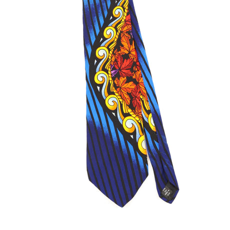 Front Detail of Vintage 1990's Rush Limbaugh Abstract Patterned Tie