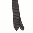 Front Front Detail of Vintage 1990's Versace Chain Link Geometric Patterned Tie