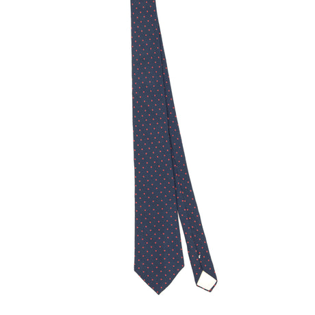 Front Front of Vintage 1980's Carven Polka Dot Patterned Tie