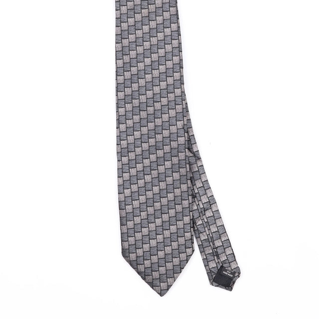 Front Front Detail of Vintage Kenneth Cole Geometric Patterned Tie