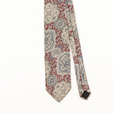 Front Detail of Vintage 1990's Wembley Paisley Patterned Tie