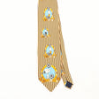 Front Front Detail of Vintage Peanuts Snoopy Striped Patterned Tie
