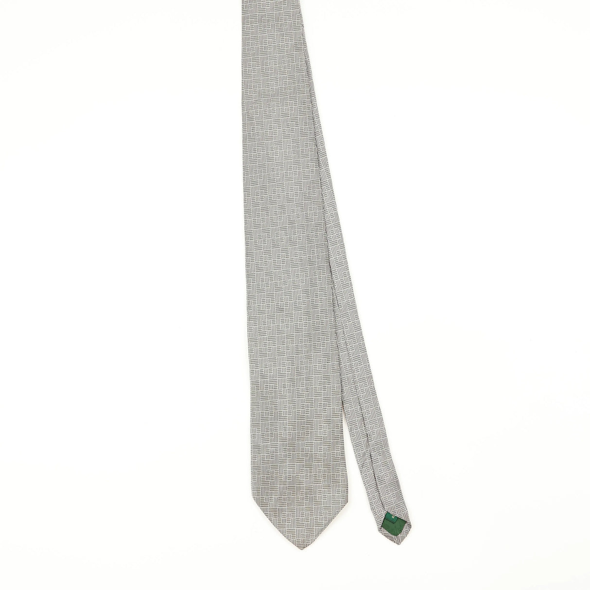 Front Front of Vintage 1990's Ralph Lauren Geometric Patterned Tie
