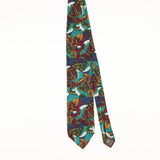 Front of Vintage 1990's Floral Patterned Tie